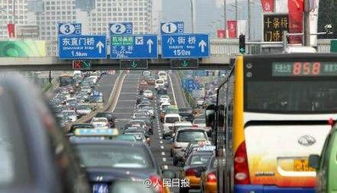 北京街头车水马龙